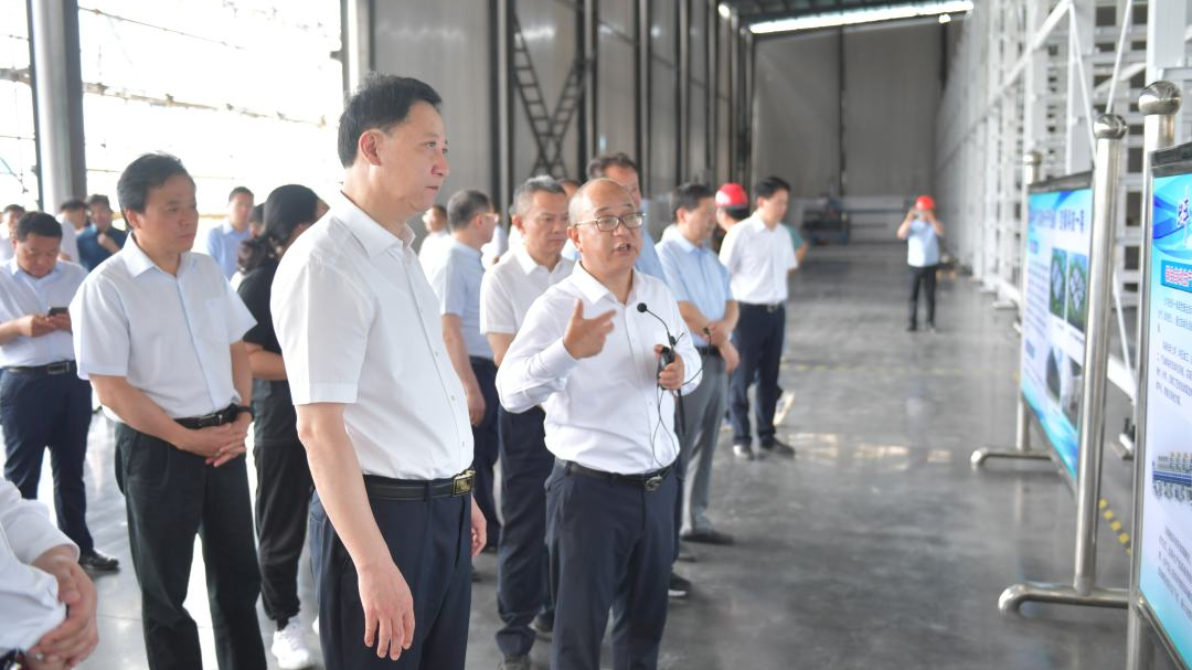 蚌埠市委书记率队莅临安徽hg1088皇冠智能制造产业园调研指导